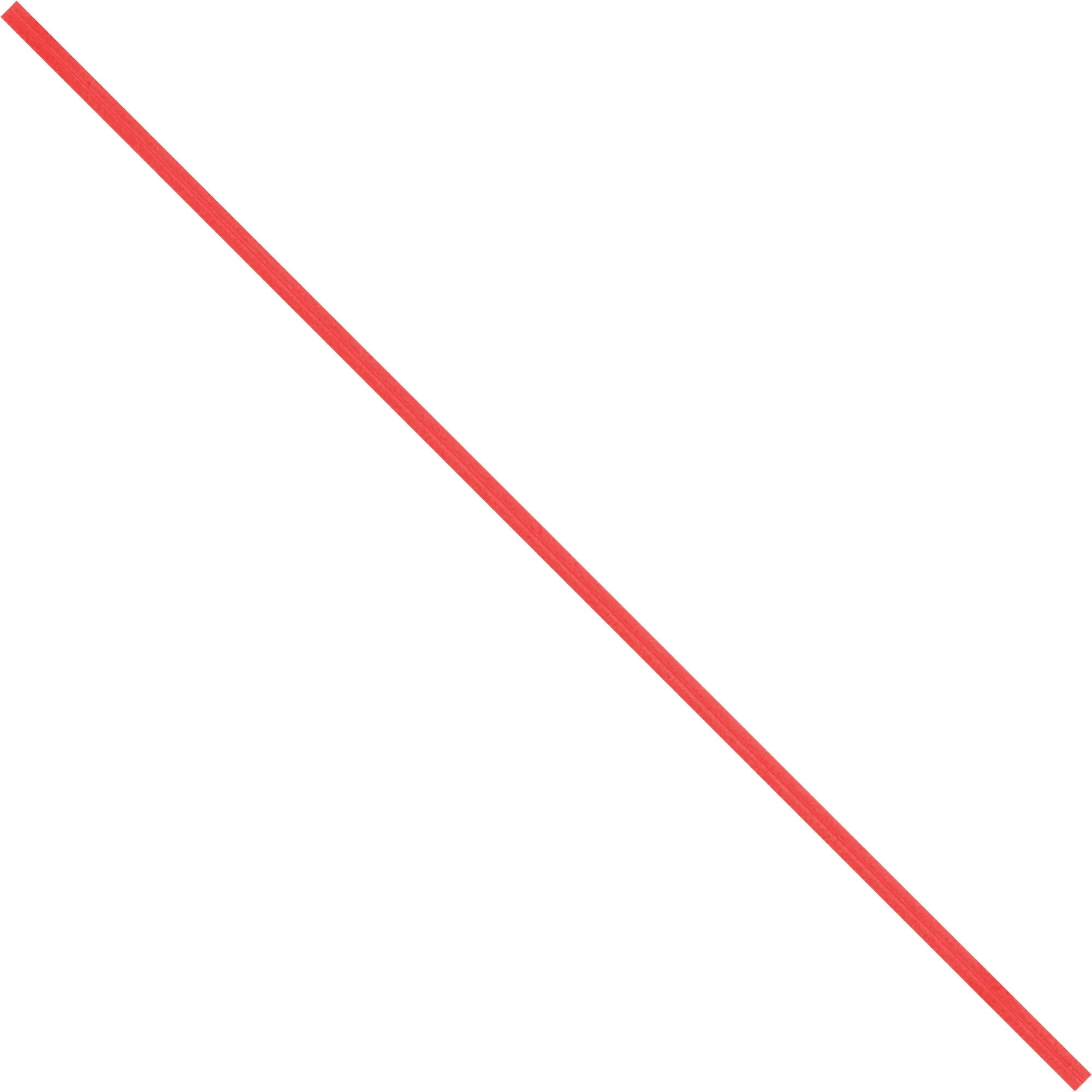 9 x 5/32" Red Paper Twist Ties
