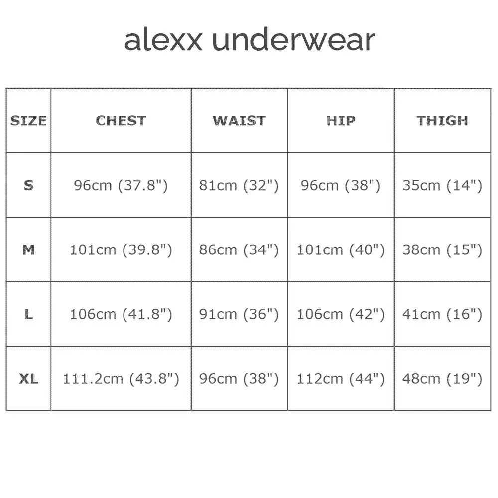 Alexx Underwear Justin Boxer Grey