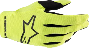 ALPINESTARS Radar Gloves - Fluo Yellow/Black - Large 3561824-551-L