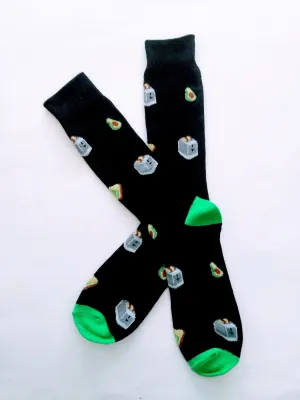 Avocado Toast Crew Socks