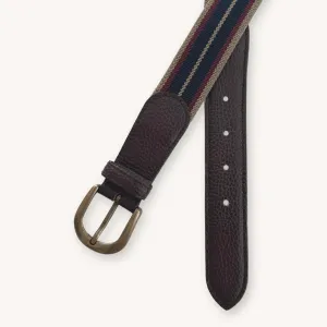 Beige Striped Sailor Belt