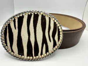 Brown Zebra Belt