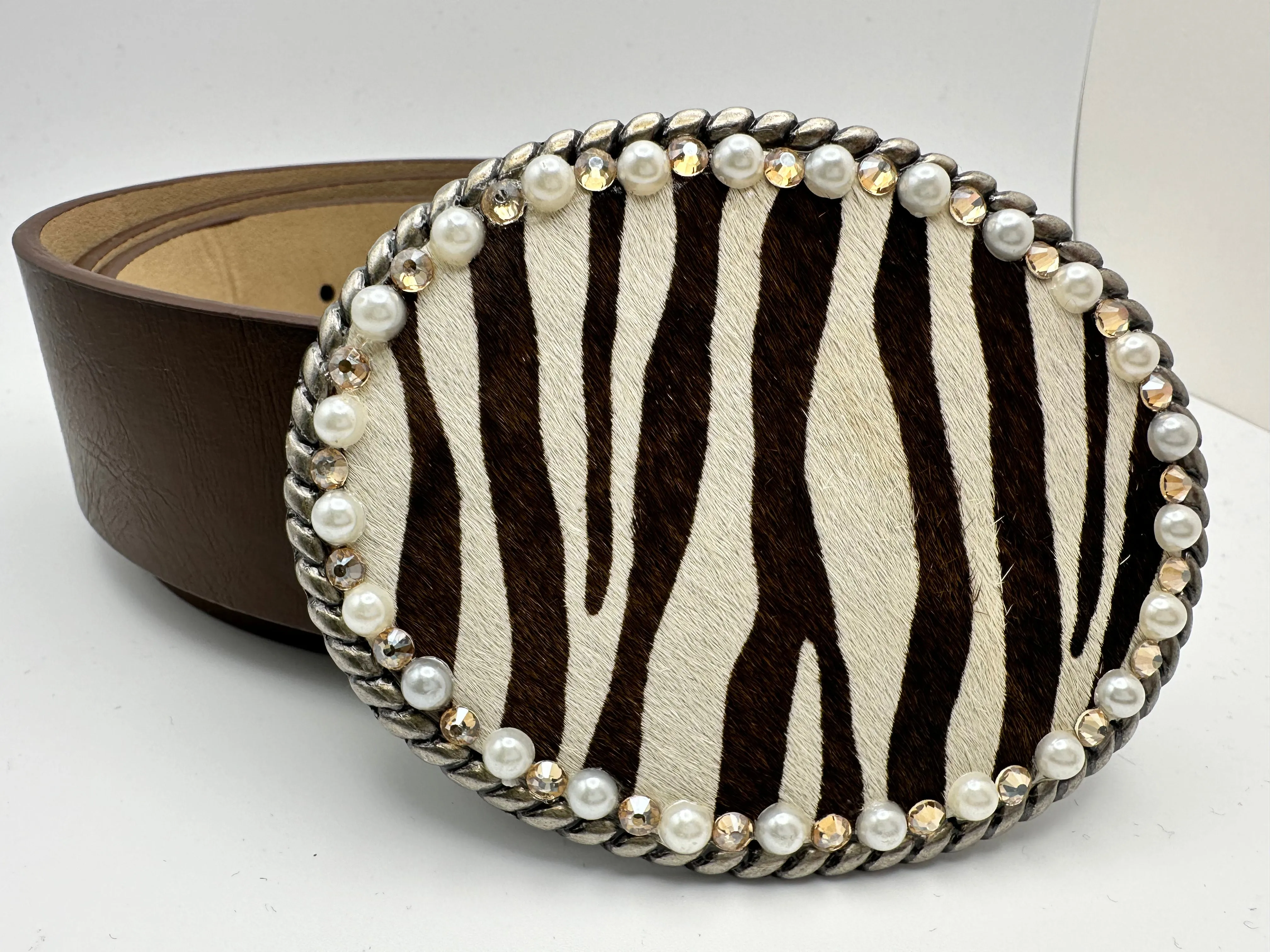 Brown Zebra Belt