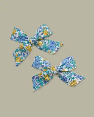 Classic Knot Bow | Bluebell Floral