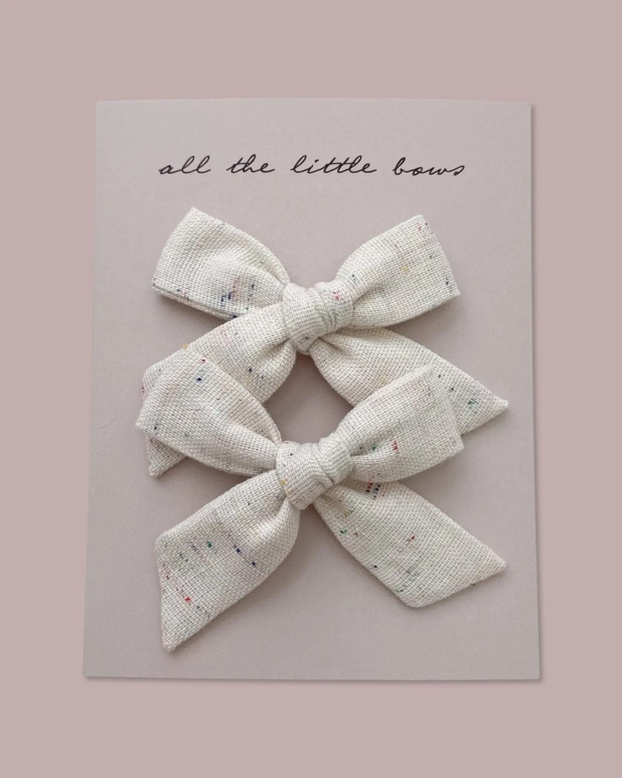 Classic Knot Bow | Funfetti