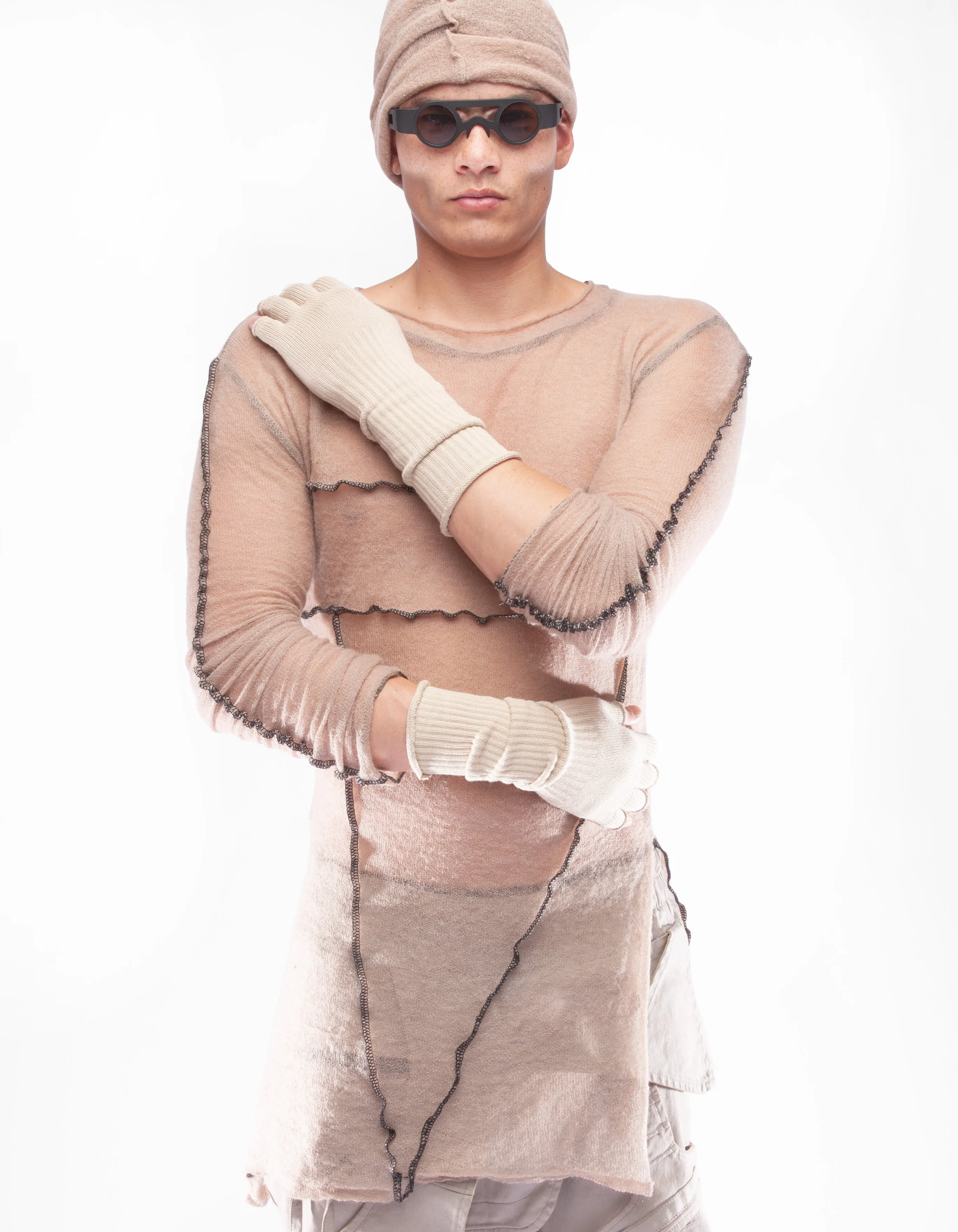 GLOVES FINGERS BEIGE