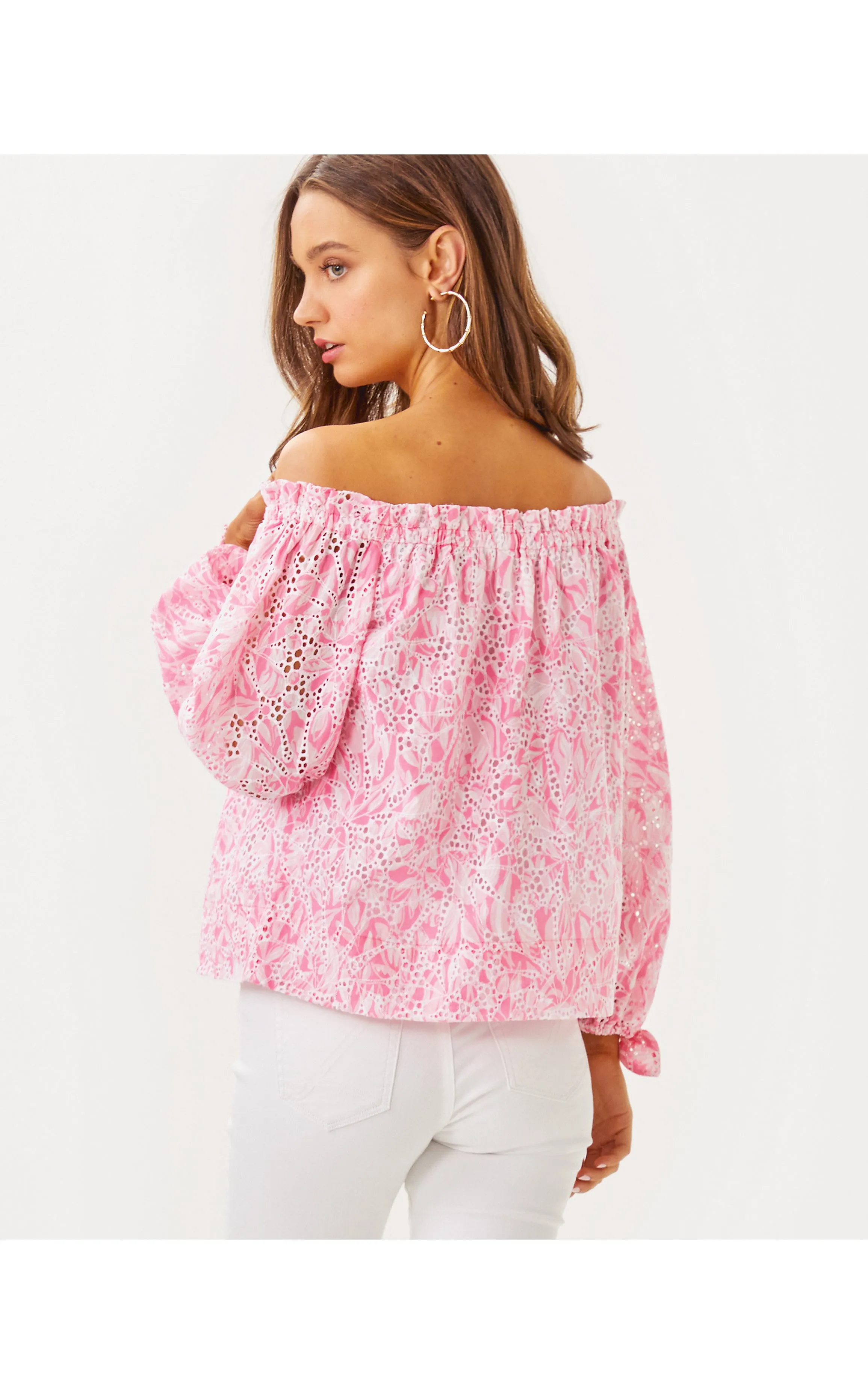 Jamielynn Off-the-Shoulder Top Tulip To Tango