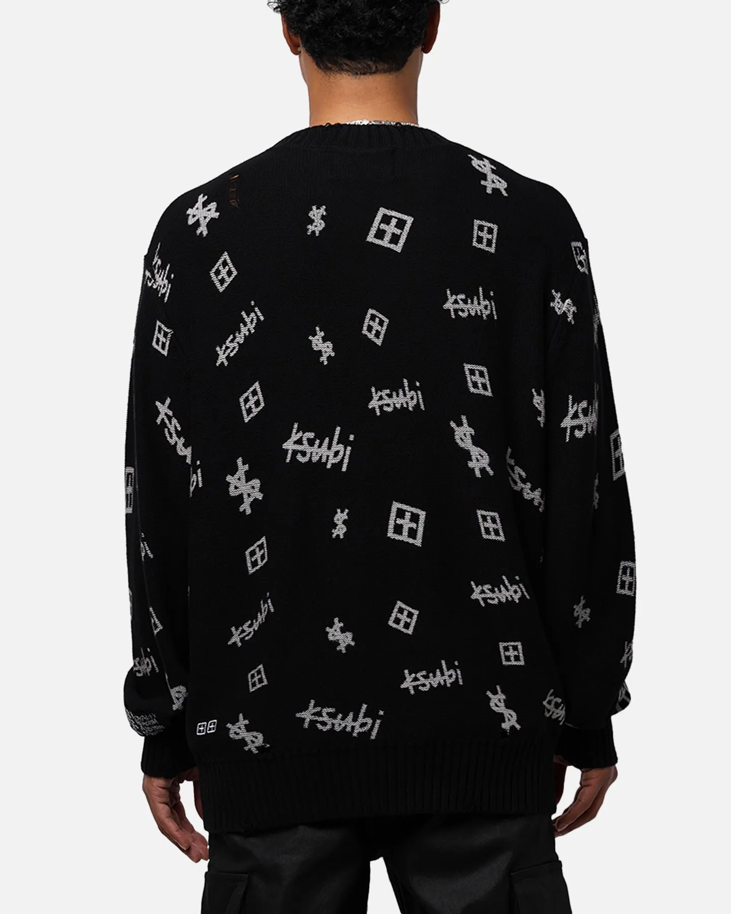 Ksubi Trash Box Knit Crewneck Black