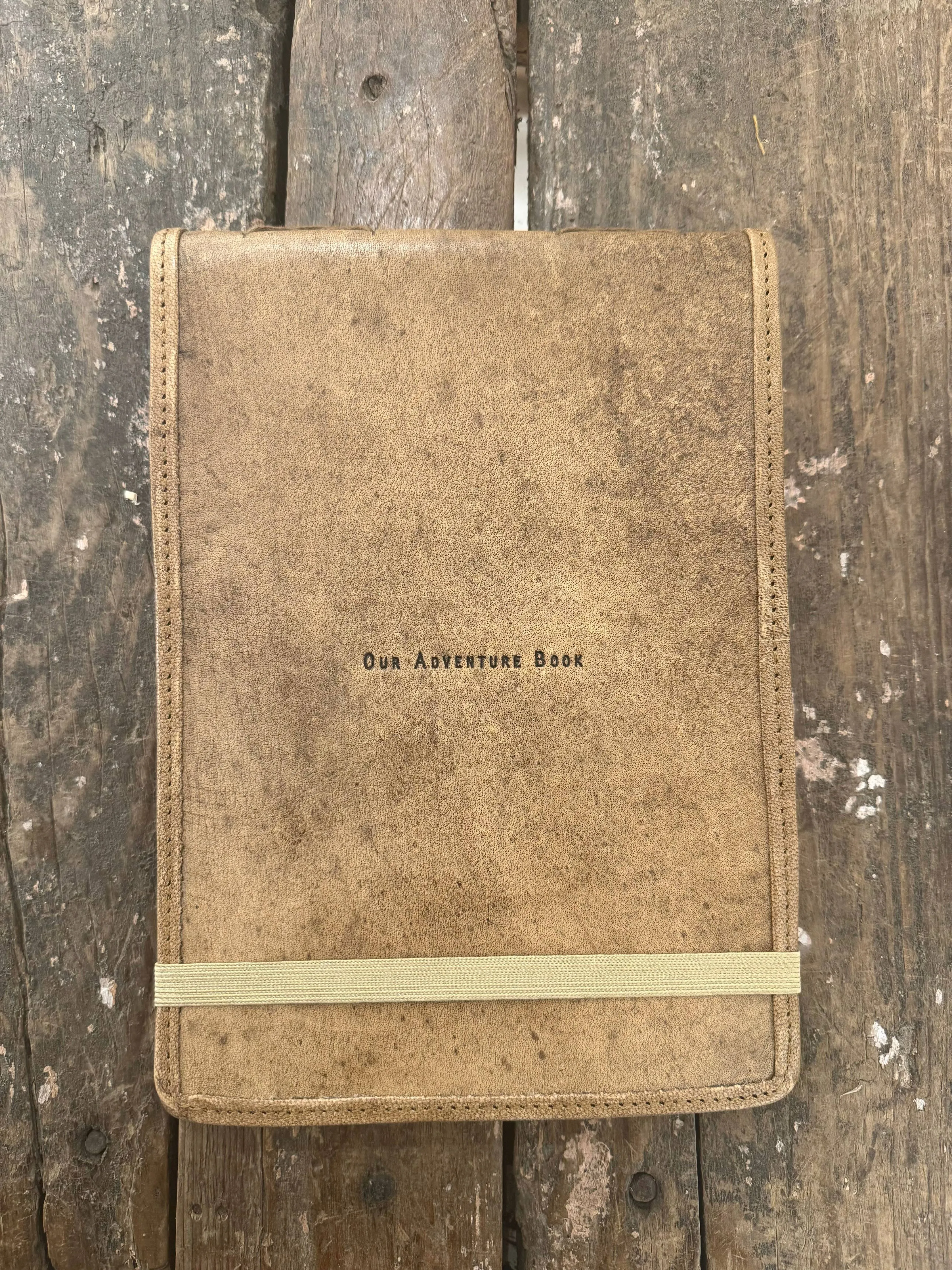 Large Our Adventure Book Leather Journal