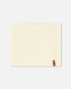 Mid-Season Knit Neckwarmer Off White