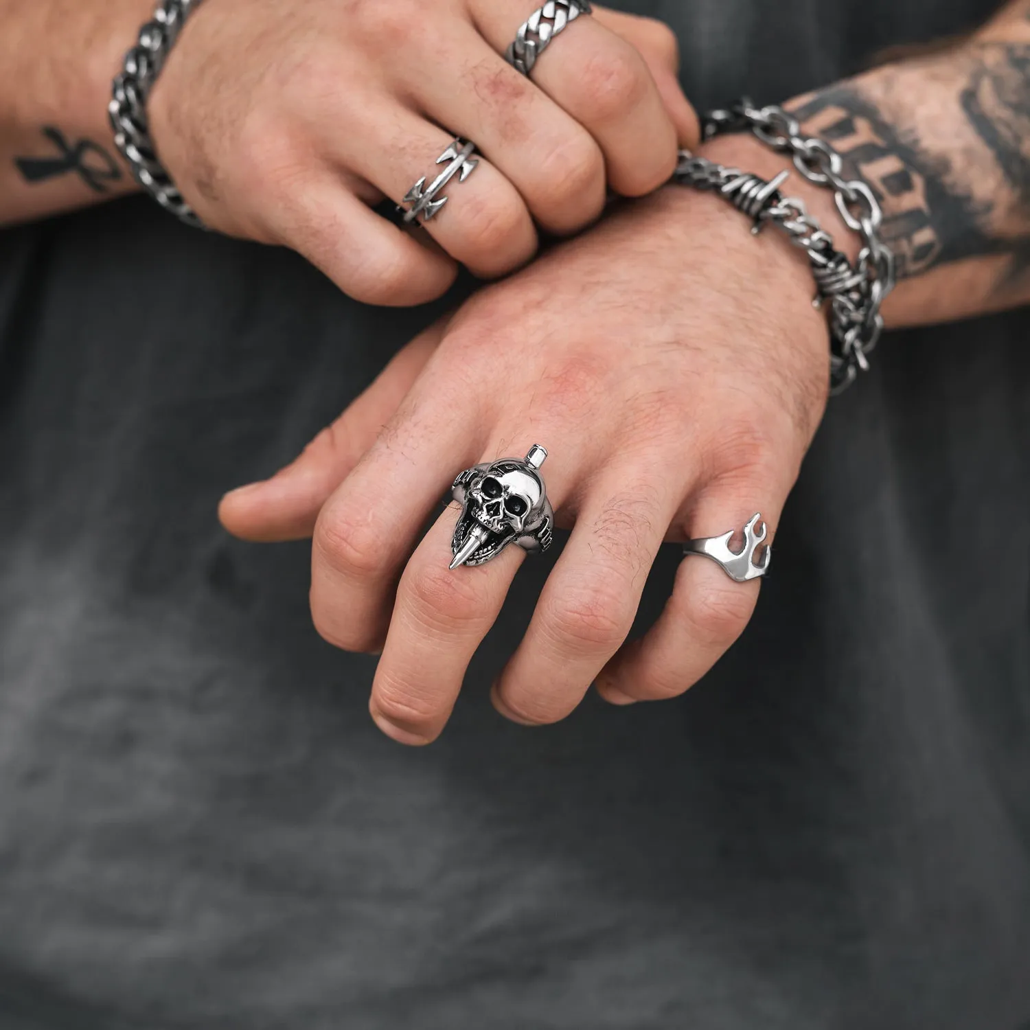 "Bite The Bullet" Ring