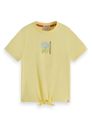 SCOTCH & SODA PRINTED KNITTED T-SHIRT