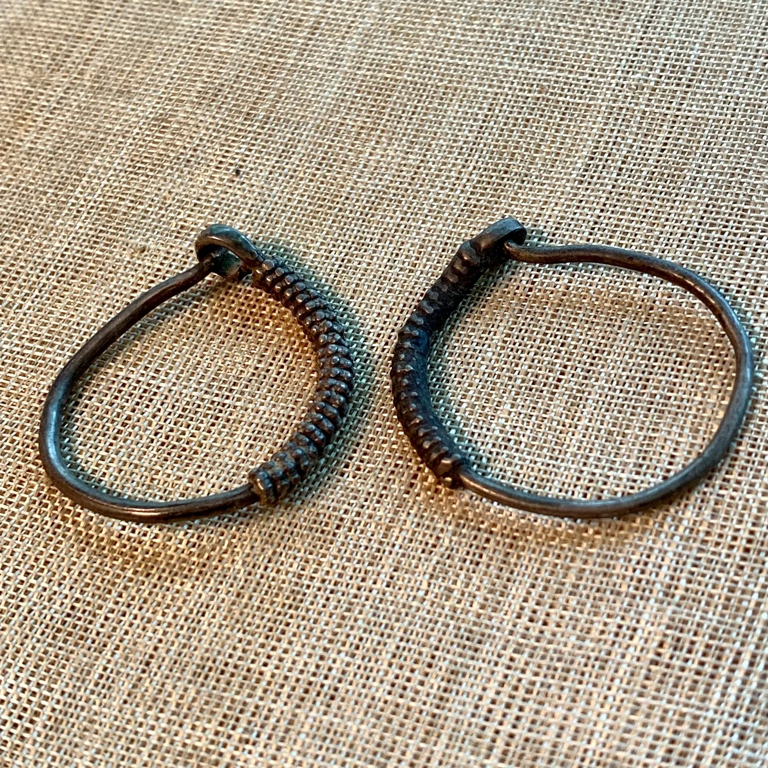 Small Silver Hoop Earrings from Yemen