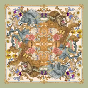The Monarchy Silk Scarf Pastel - Limited Edition | 90x90cm [Preorder]