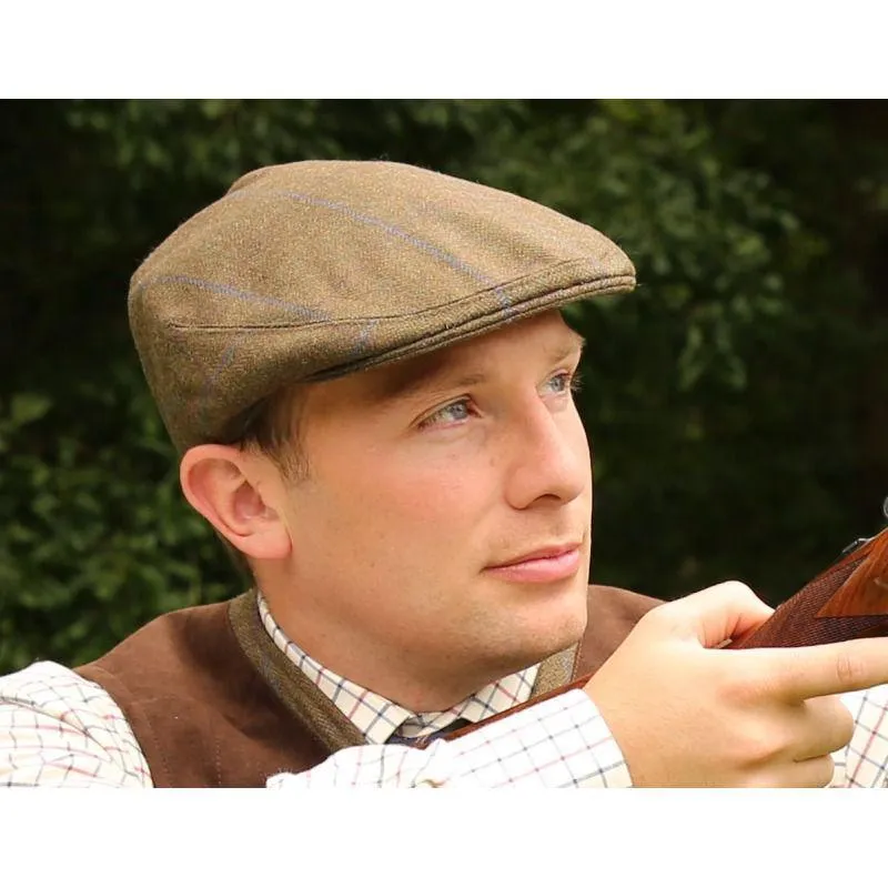 William Powell Tweed Flat Cap - Braemore