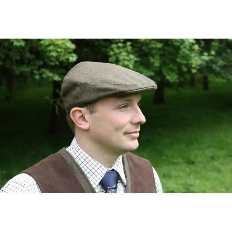 William Powell Tweed Flat Cap - Braemore