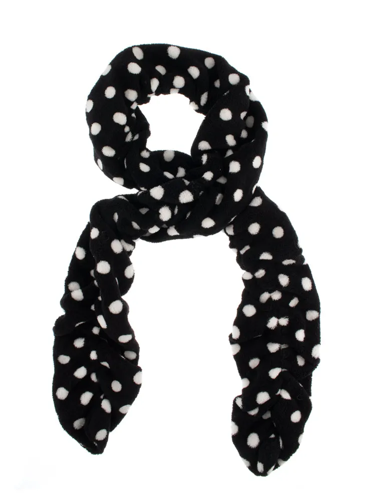 Women’s Polka Dot Ruffle Scarf