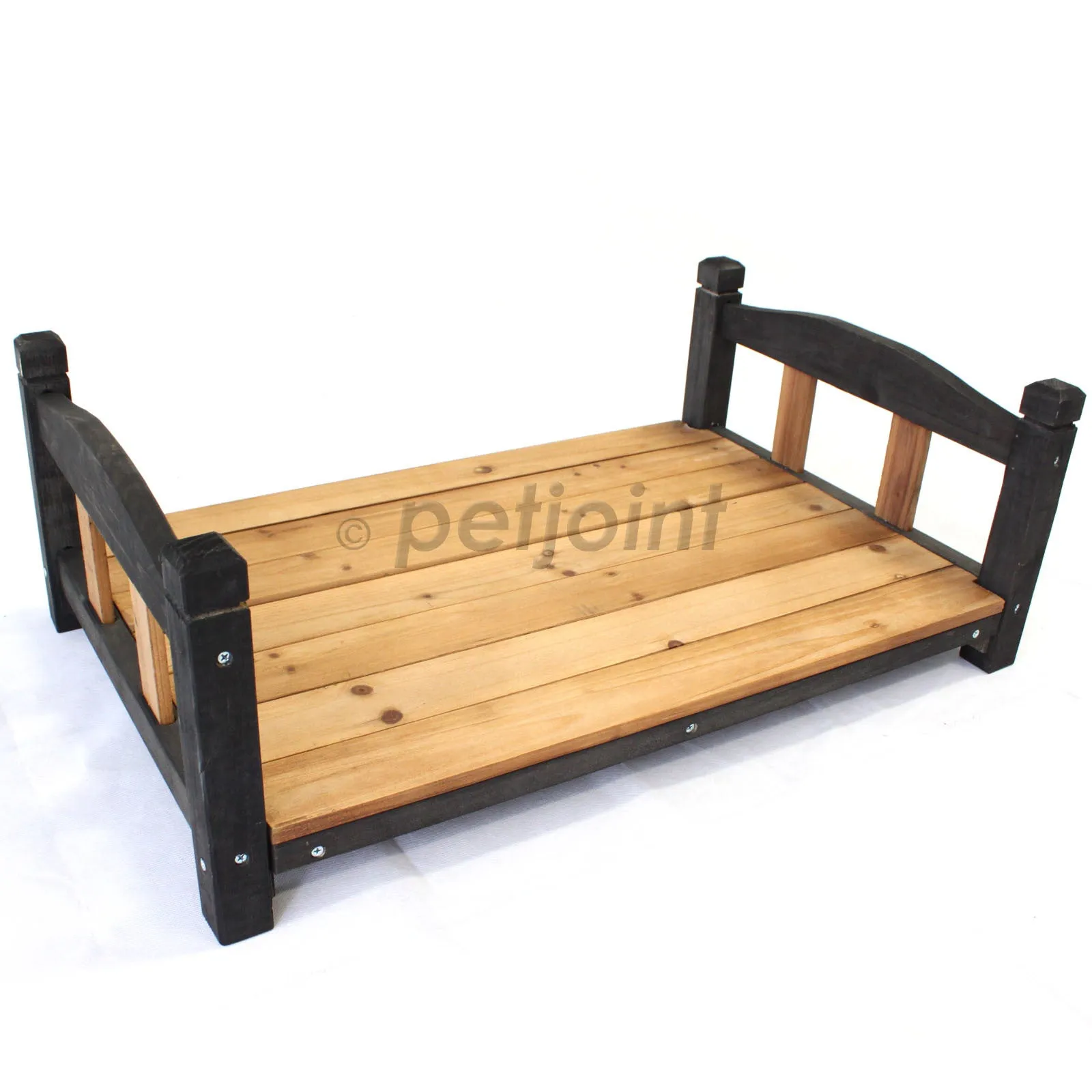 Wooden Patio for Large Peak Roof Wooden Kennel